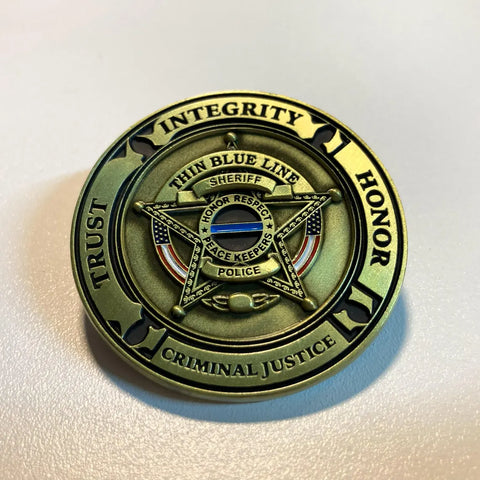 Criminal Justice Challenge Coin