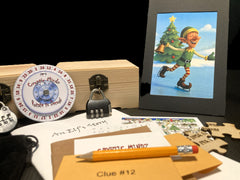 A CHRISTMAS Escape Room in a Box for KIDS